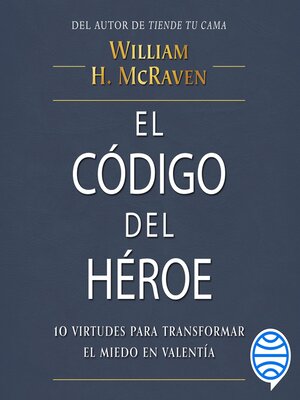 cover image of El código del héroe